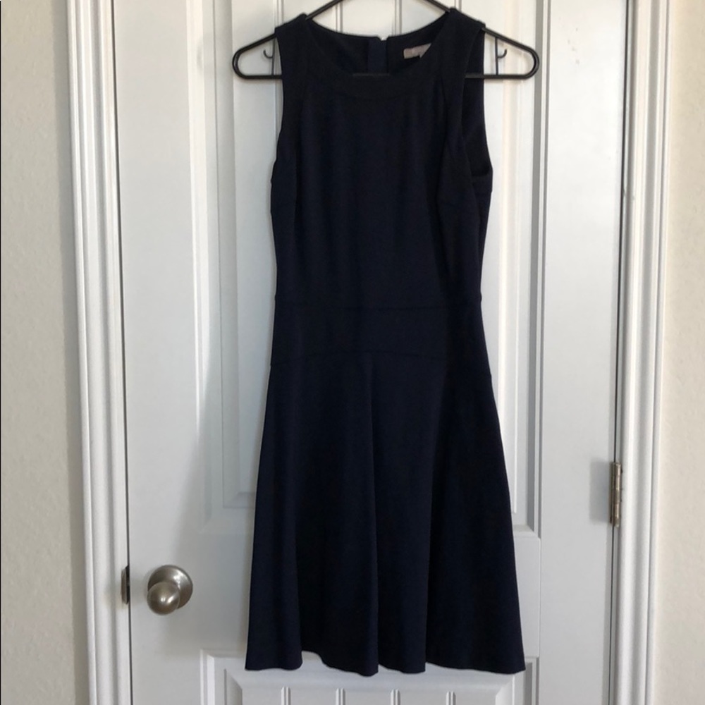 Banana Republic Navy Fit N Flare Dress